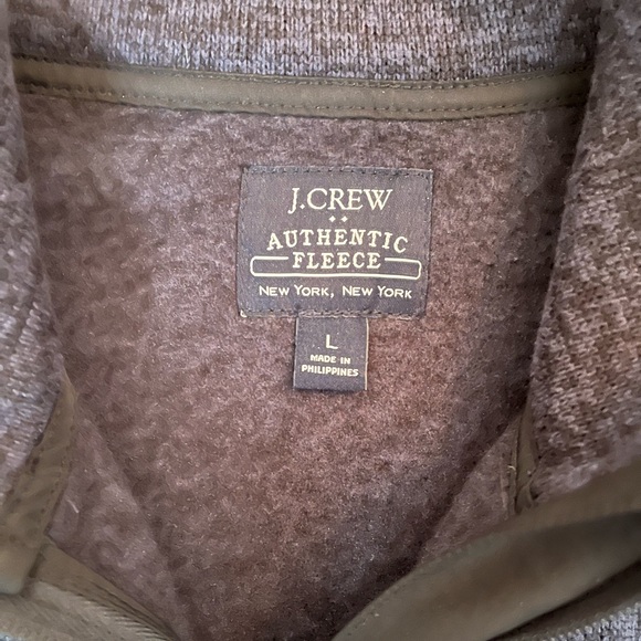 J Crew Men’s sweater fleece top - Picture 3 of 4